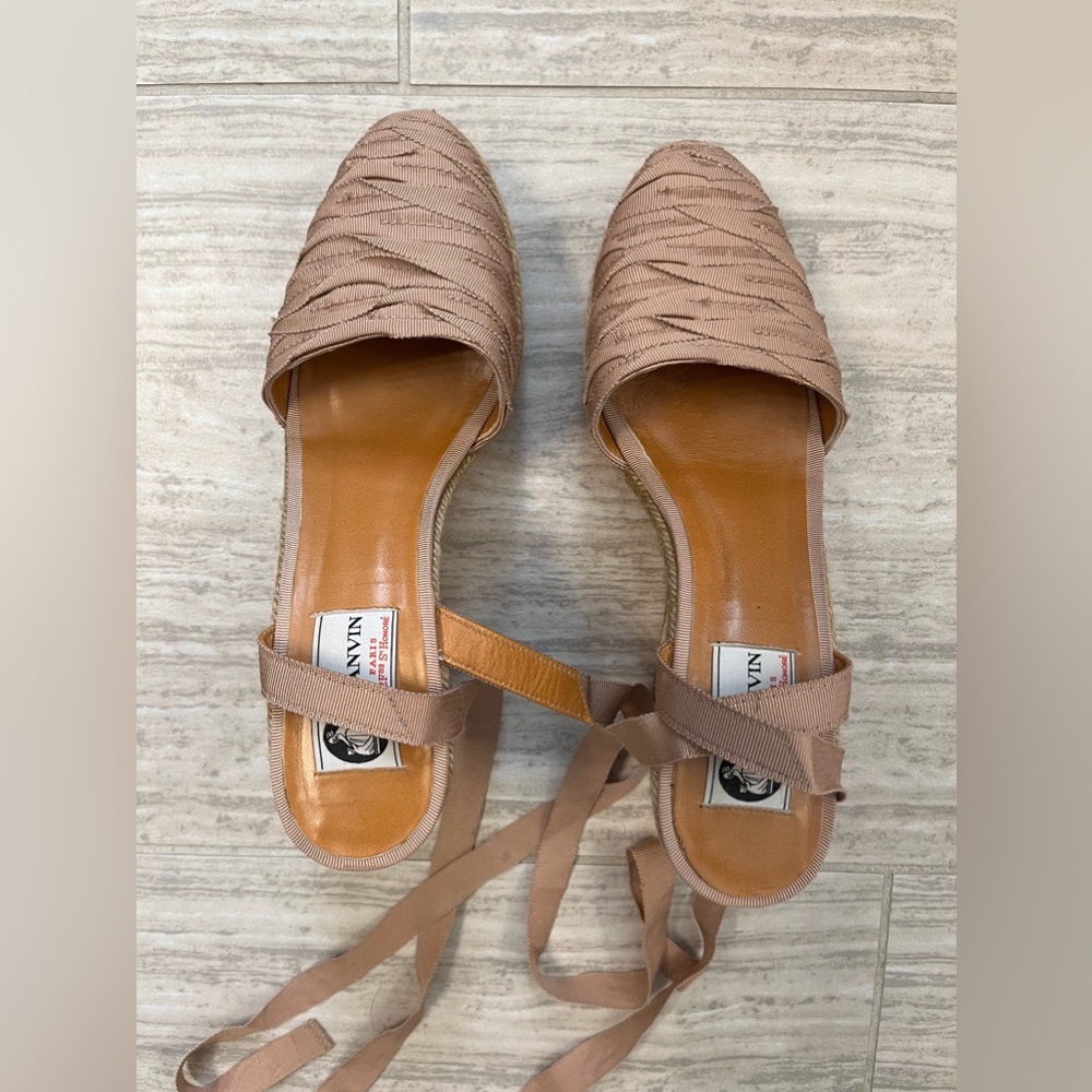 Lanvin wedges/espadrilles